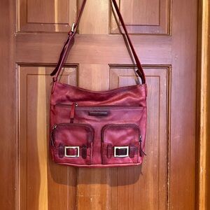 Stone Mountain Accessories Burgundy Shoulder Bag